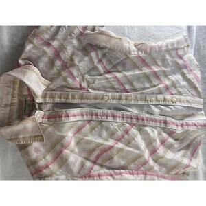 Banana Republic Petite Striped‎ Button-Up Shirtsize ps